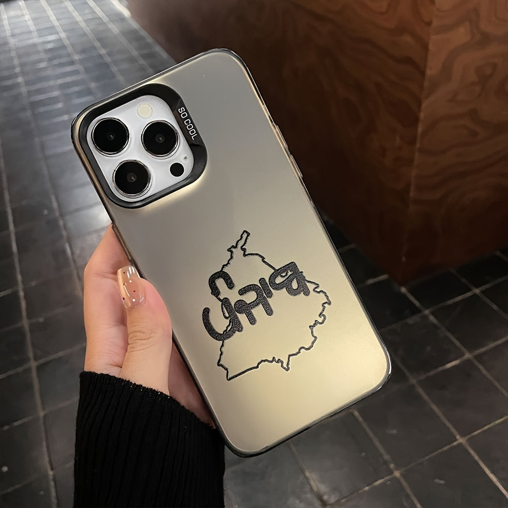 Punjab Map Design iPhone Case