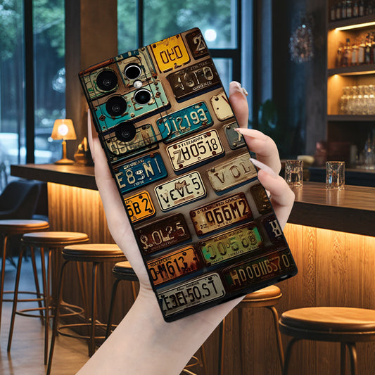 License Plate Design, Shockproof Matte Finish case