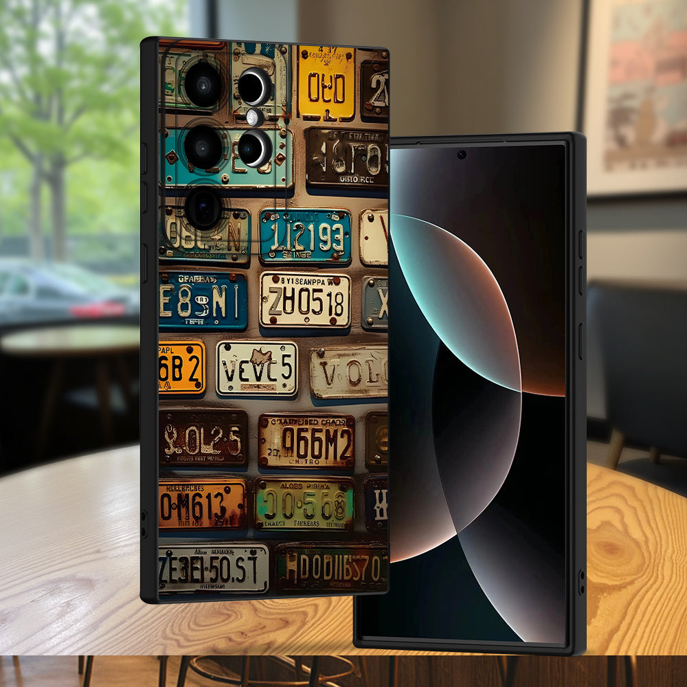 License Plate Design, Shockproof Matte Finish case