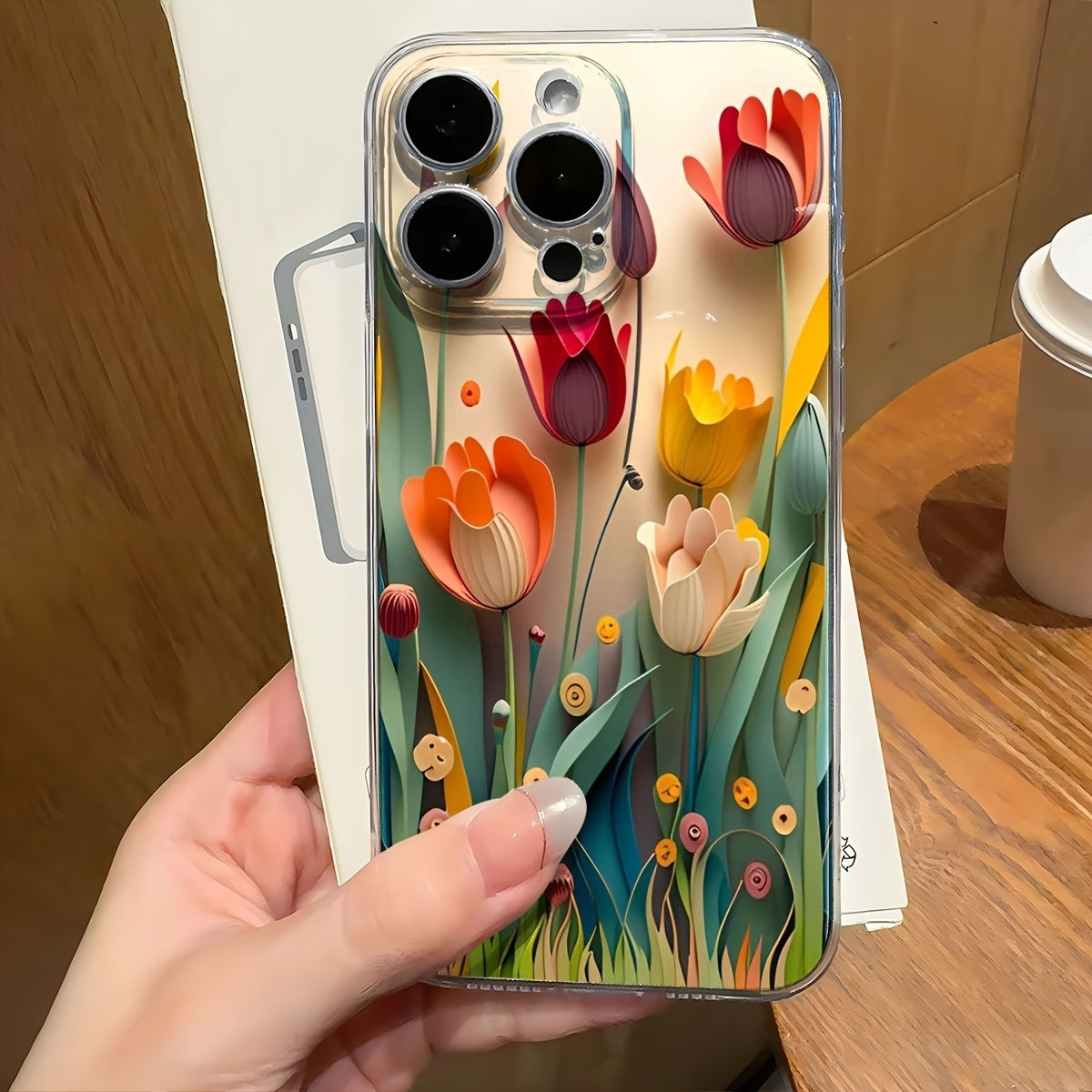 Creative 3D Floral Design Phone Case