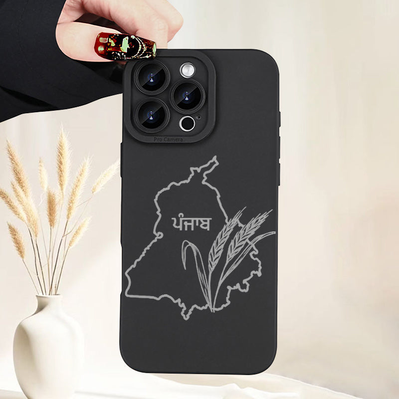 Punjab map iphone case